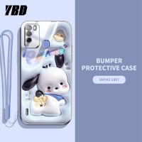 YBD20233Dใหม่เคสโทรศัพท์สำหรับหญิงสาวน่ารักลูกอมสำหรับ Infinix Itel S16 เคส แม่นยำเคสกล้องแม่นยำ Vision 1 Pro เคสรูปแบบน่ารักพร้อมฟรีสายคล้อง