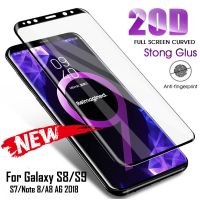 ﺴ▽ 20D Full Curved Tempered Glass For Samsung Galaxy S8 S9 Plus Note 9 8 Screen Protector For Samsung A8 A6 S7 Edge Protection Film