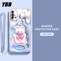 YBDเอฟเฟคต์ภาพเคลื่อนไหวใหม่เคสโทรศัพท์3มิติสำหรับ Xiaomi Redmi 9T เคสลูกอมเด็กผู้หญิงแม่นยำเคสกล้องยอดนิยมอะนิเมะ Redmi10 10 2022 10 Prim เคสโทรศัพท์น่ารักเคสกันกระแทกพิมพ์ลายพร้อมฟรีสายคล้อง