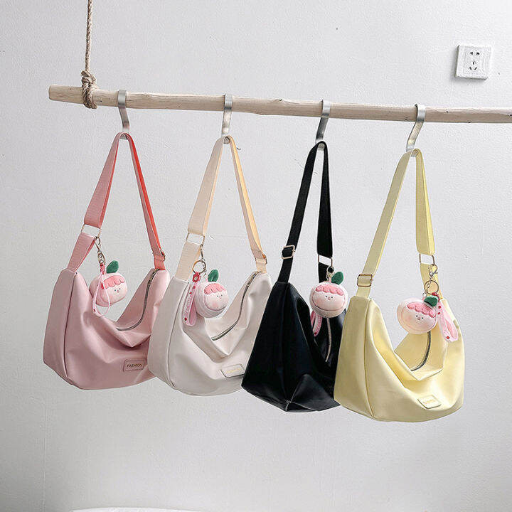 ความจุขนาดใหญ่-tote-dumpling-bag-women-s-bag-2023-summer-new-commuter-bag-mori-style-student-shoulder-bag-for-class