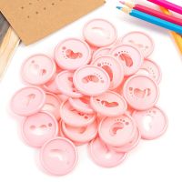 35MM Pink Mushroom Hole Binding Disc Buckle Loose Leaf Binder Disc Buckle for Notebook Disc Clip Binding Ring Office Supplies