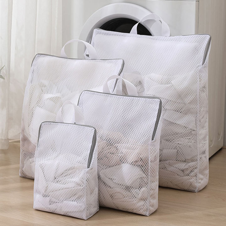caosu Travel Laundry Bag Large Capacity Foldable Mesh Laundry Bag