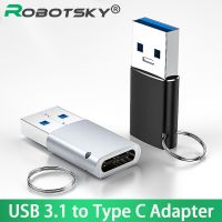 USB Type C Adapter USB 3.1 Male to USB C Female Type C Adapter for Samsung Note 20 S20 Ultra Xiaomi Earphone USB Converter