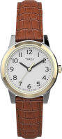 Timex Womens Essex Avenue 25mm Watch Brown/Two-Tone/White