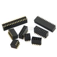 10ชิ้น SMT 1.27มม. 1.27หัวหมุดบอร์ด PCB คู่ตัวเมีย2*5 2*10 2*12 2*15 2*20 2*3-50P วงจรรวม SMD