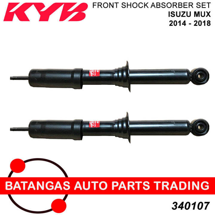 Kyb Front Shock Absorber Set Isuzu Mux 2014 2015 Part No 340107 Lazada Ph 8683