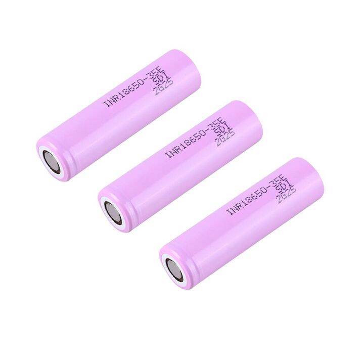 prime-deal-เครื่องมือไฟฟ้า35e-แบตเตอรี่ลิเธียม18650-3500mah-3-7v-25a-กำลังสูง-inr18650จำนวน1-10ชิ้น