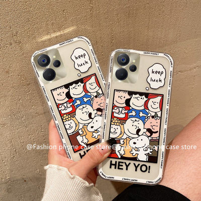 เคส Phone Case Realme 9i 5G น่ารักการ์ตูน Snoopy ครอบครัวโทรศัพท์กรณีราคาไม่แพงซิลิโคนใสปกอ่อน2022