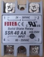 Ssr-40aa ควบคุมสถานะของแข็งเฟสเดียว220V