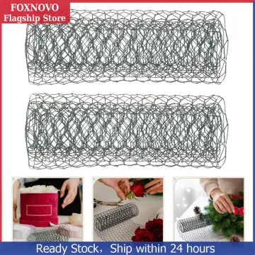 2 Sheets Floral Wire Netting Floral Chicken Wire Net Floral Arrangement  Wire Fence Mesh Net Chicken Wire Netting for Floral Arrangements, Floral