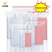 100Pcs/Set Transparent Ziplock Bag/ Reusable Plastic Packaging Bags/ Reclosable Sealing Storage Pouches for JewelryCandyEarplug