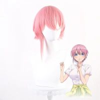 ■✧☂ Liulins five equal flower wedding bride Nakano Ichika cosplay wig Pink short hair Anime Cosplay﹊▥♙