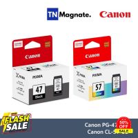 [หมึกพิมพ์] Canon INK PG 47 BK + CL 57 CO (Black/Color) - 2 กล่อง #หมึกปริ้นเตอร์  #หมึกเครื่องปริ้น hp #หมึกปริ้น   #หมึกสี #ตลับหมึก