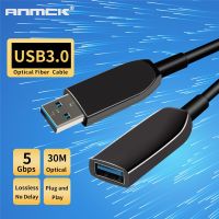 Anmck USB 3.0 Extension Cable 10M 5M 20M 30M 40M 3M 1M Optical Fiber Male To Female USB To USB Extender Cord For Laptop