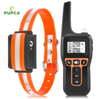 【ในสต็อก】PUPCA 1000เมตรปลอกคอฝึกหัดหมาอิเล็กทรอนิกส์รีโมทคอนโทรลกันน้ำไฟฟ้าช็อตหยุดหมาเห่าสัตว์เลี้ยงแบบชาร์จไฟได้