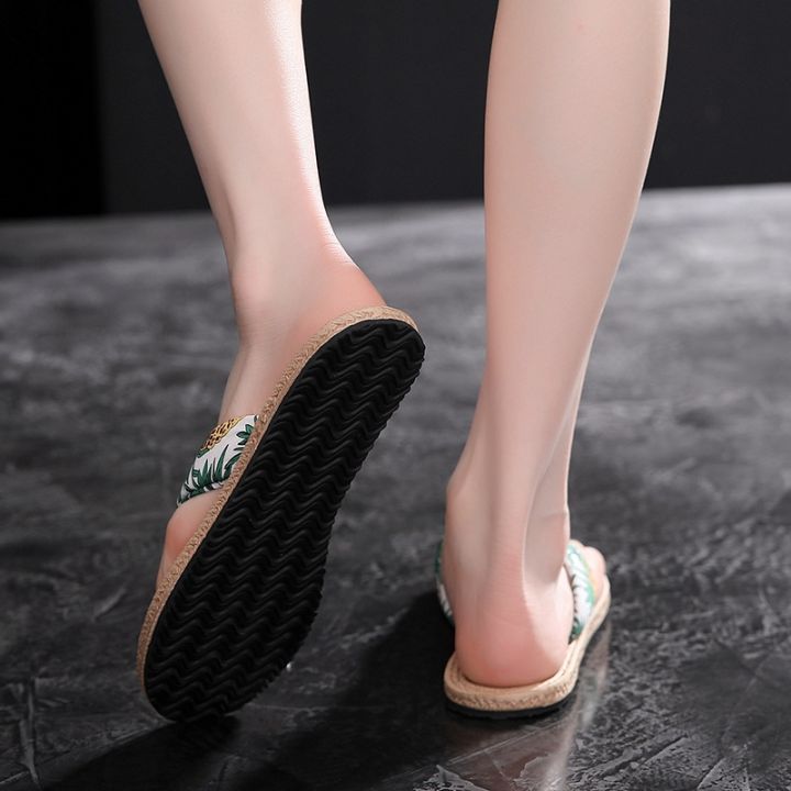 ขายดีที่สุด-ioztt2023-2022-new-fashion-design-weave-beach-flip-flops-non-slip-flat-ladies-outdoor-soft-slippers-women-39-s-flip-flop