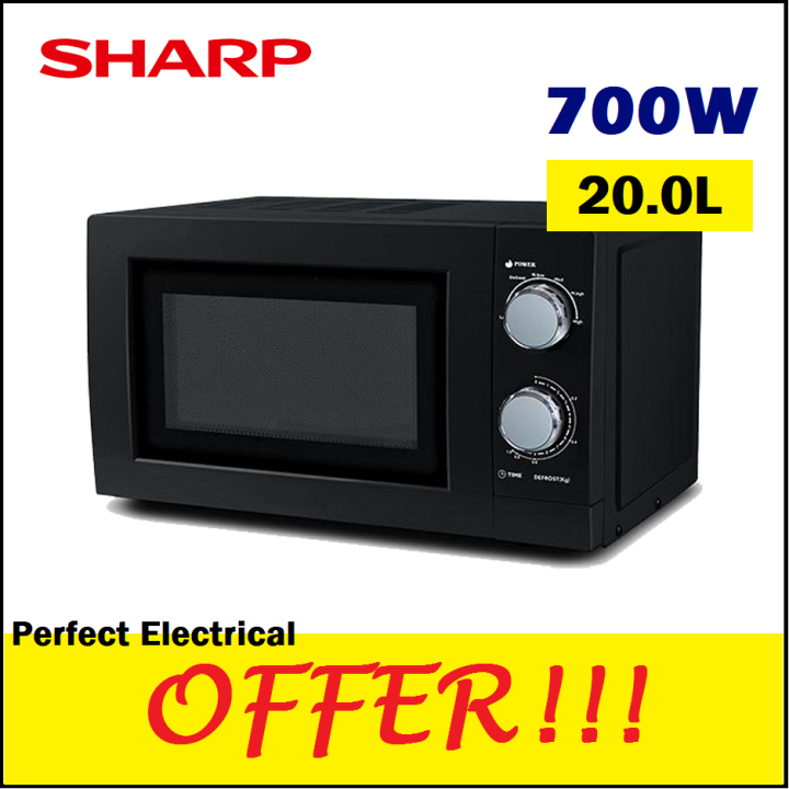 Sharp 20L Microwave Oven R219EK 700W Black Lazada
