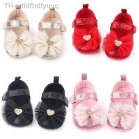 【hot】✑△  Baby Shoes Soft Bottom Non-slip Infant New Knot Fashion Newborns Crib