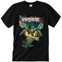 Guts - Berserk Poster Kentaro Miura Manga Japanese mens cotton classic fashion round neck T-shirt