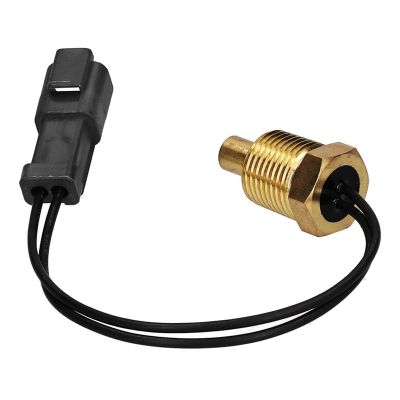 1 PCS Temperature Sensor Assembly Gold & Black Metal for Caterpillar CAT 414E 416D 416E 416F 420D 420E 420F 422E 422F 424D