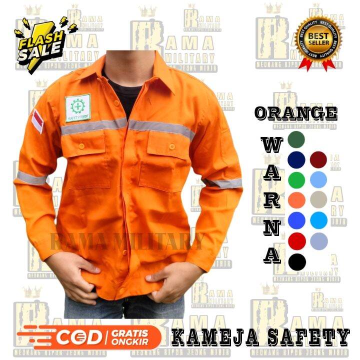 Wearpack Atasan Proyek Safety Lengan Panjang Lazada Indonesia