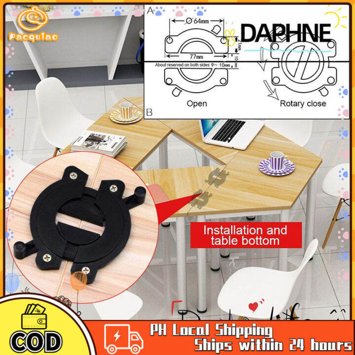 Furniture Hinges Fixing Fitting Alloy Table Top Connector Latch Bracket