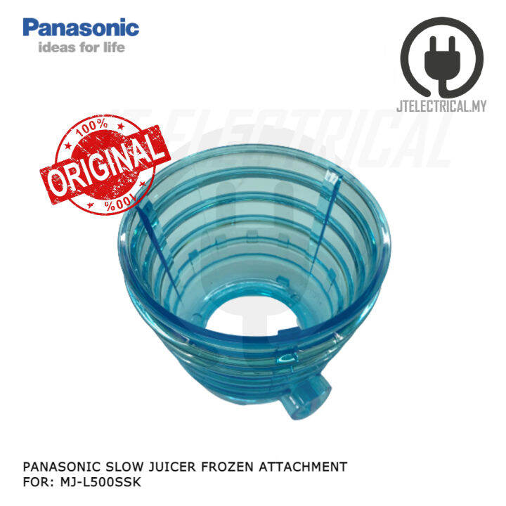 Panasonic MJL500 Slow Juicer Frozen Attachment Lazada