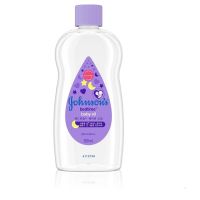 JOHNSON จอห์นสัน เบบี้ ออยล์ เบดไทม์ สีม่วง Johnson Baby Oil 300 มล.