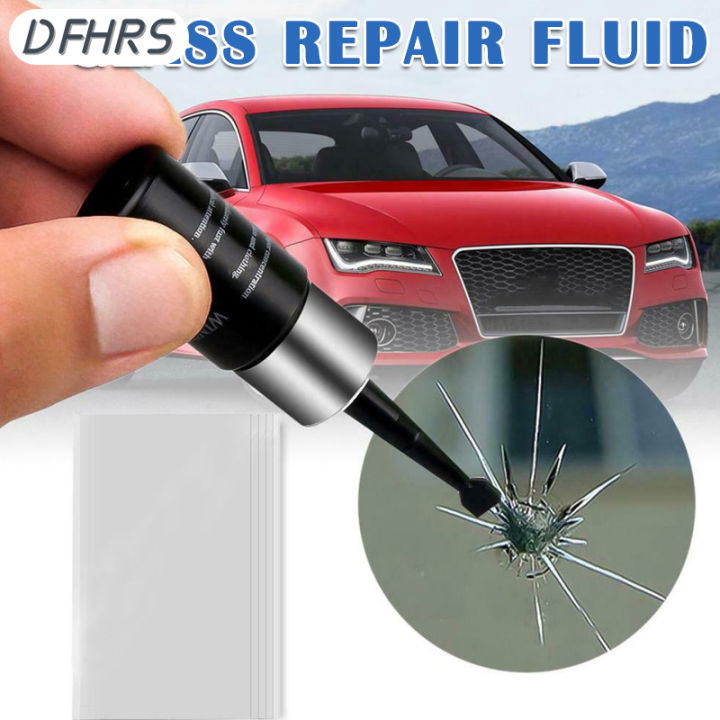dfhrs-เครื่องมือฟิลเลอร์แก้วของเหลวนาโนซ่อมแซมด่วนเรซินชุดซ่อมแซมกระจกกระจกหน้ารถเหมาะสำหรับรอยแตกรูปดาว
