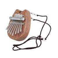 M MBAT เครื่องดนตรีอะคริลิกแบบพกพา,เครื่องดนตรีอะคริลิคเปียโน Kalimba Thumb ขนาดเล็ก8คีย์เหมาะสำหรับเป็นของขวัญสำหรับเด็กมือใหม่