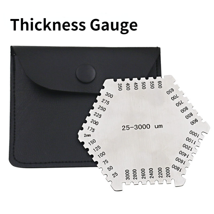 High Precision Stainless Steel Hexagon Comb Wet Film Thickness Gauge Paint Wet Thickness Gauge