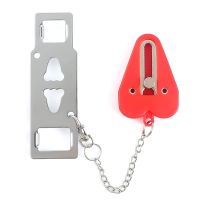 Portable Door Lock Double Hole Security Door Locker Safety Latch Metal Lock Home Room Hotel Anti Theft Security Lock