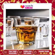 Bộ 6 Ly Cốc Thủy Tinh 8 Góc Lùn 305ML CAMDACO GLASSWARE PCD22001