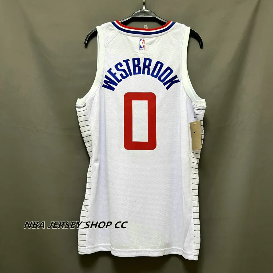 Hot pressing Authentic Custom Jersey 2023 Mens LA Clippers Russell