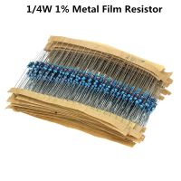 ▧✘✧ 100pcs/lot 1/4W 0R 20M 1 Metal film resistor 100R 220R 1K 1.5K 2.2K 4.7K 10K 22K 47K 100K 100 220 1K5 2K2 4K7 ohm