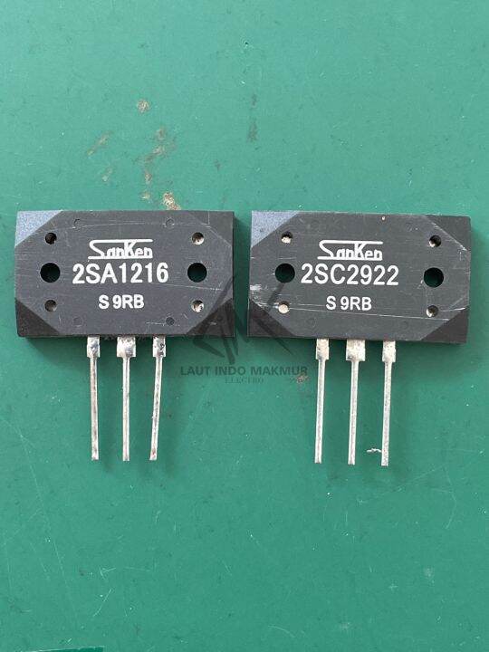 TRANSISTOR A1216 C2922 9RB (1 SET) TRANSISTOR SANKEN 2SA1216 2SC2922 9
