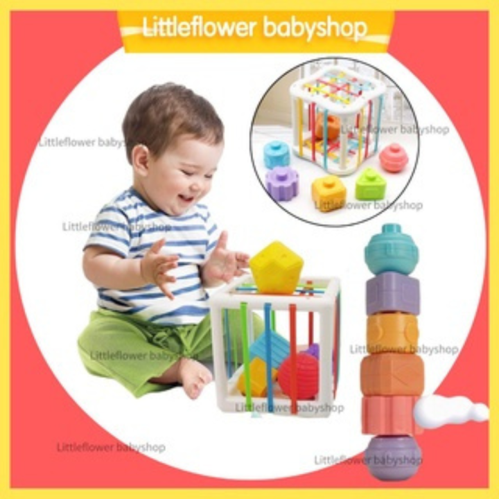 Secele Toys Shape Sorting Building Block Game Innybin Baby Montessori Learning Educational Toys