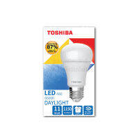 TOSHIBA หลอดไฟ LED A60 BULB 11 วัตต์ GEN 7 ขั้ว E27 ซุปเปอร์สว่างพิเศษ ประกัน 1 ปี มอก. EYE SAFETY มาตรฐานญีุปุ่น SURGE PROTECTION หลอดไฟโตชิบา T