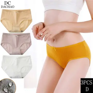 DACHAO High Waist Panties modal Underwear Women Plus Size Briefs Intimates
