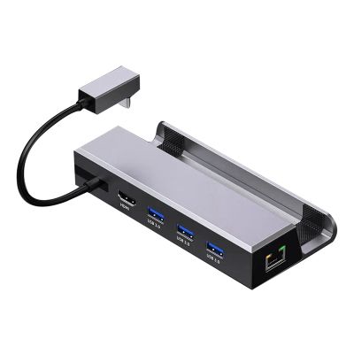 Spare Parts Docking Station for Steam Deck,6-In-1 Steam Deck Multi-Functional Video Converter for Steam Deck Game Console