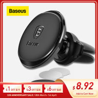 Baseus Car Phone Holder for X 8 Samsung GPS Mobile Phone 360 Degree Universal Magnetic Holder Stand Car Air Vent Mount