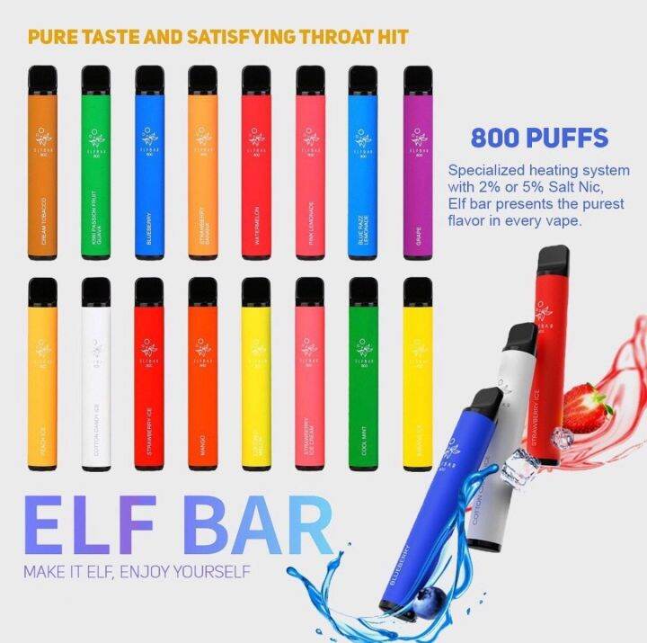 ELFBAR Disposable Pod 800 Puffs 550mAh Elf Bar 800Puff Elfbar 800 ...