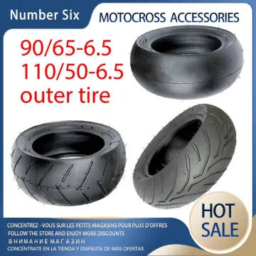  110/50-6.5 90/65-6.5 Rear Tire with Tube for mini
