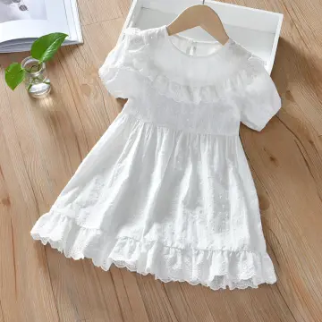 Girls white summer on sale dress