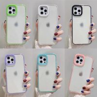 เคสประกบขอบสี สำหรับ รุ่นไอโฟน iphone13 promax รุ่น iphone6 i7 i8 iphone6plus 7plus 8plus iphone11 iphone11promax iphone12 12pro 12promax  iphone13  iphone13Pro