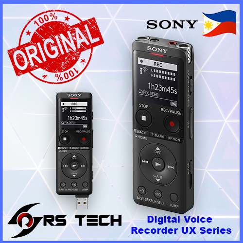 Sony ICDUX570F Digital Voice Recorder (Black) Lazada PH