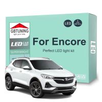 12ชิ้นชุดหลอดไฟเสริมไฟเก๋ง LED สำหรับ Buick Encore 2016 2017 2018 2019 2020หีบฝาทรงโค้งอ่านหนังสือรถยนต์โคมไฟในบ้าน Canbus