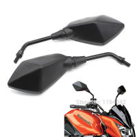 1 pair Black Custom Aluminum Motorcycle moto Mirror Rearview Side Mirrors For Kawasaki Z750 Honda Yamaha ATV Free Shipping