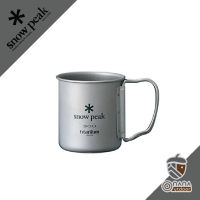 Snow peak แก้ว Titanium Single Cup 300 (Big Font)