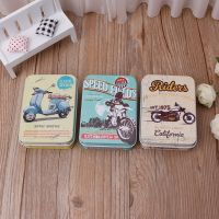 Mini Tin Metal Storage Box Candy Can Jewelry Holder Jar Coin Earrings Headphones Storage Boxes